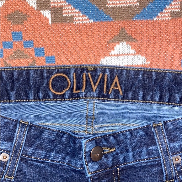 Kimes Livy High Rise Blue Wide Leg Jeans size 8/34 - Picture 5 of 6